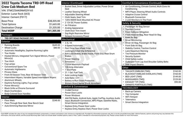 Used 2022 Toyota Tacoma TRD Off-Road image 7