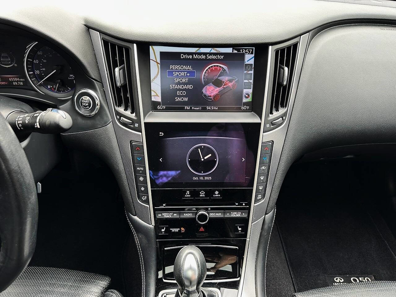 Used 2017 INFINITI Q50 Red Sport 400 image 22