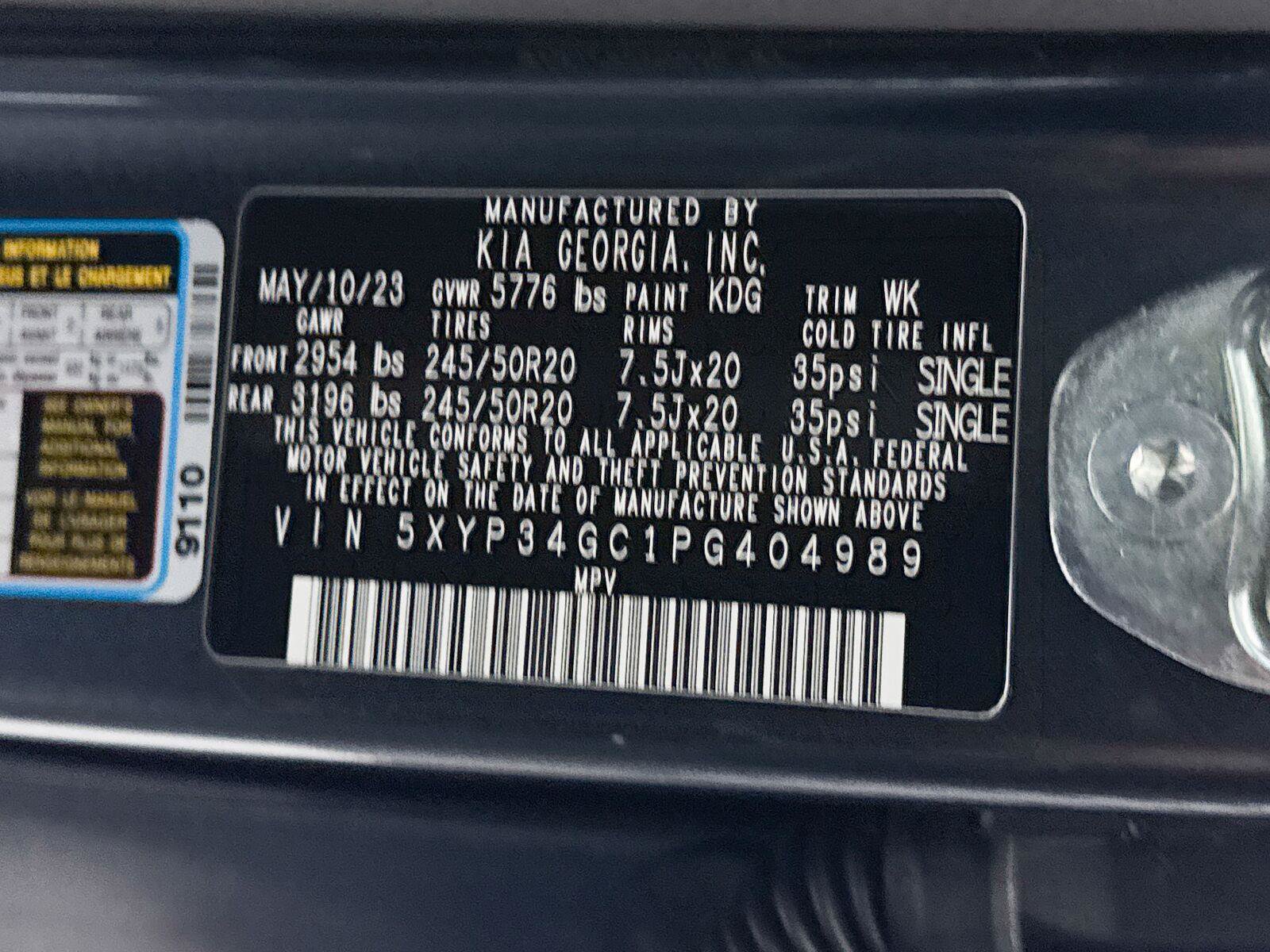 Used 2023 Kia Telluride EX w/ EX Captain's Chair Package FWD image 43