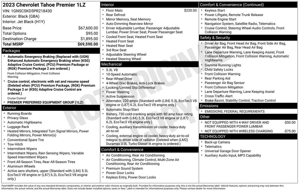 Certified 2023 Chevrolet Tahoe Premier image 9