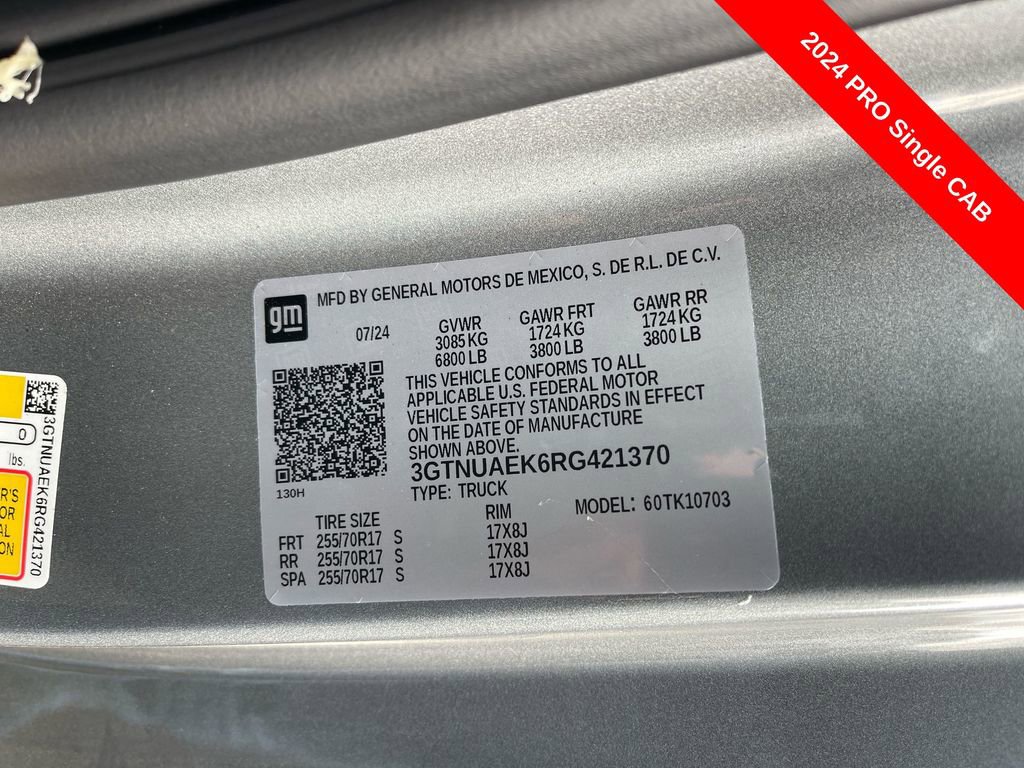 Used 2024 GMC Sierra 1500 Pro w/ Pro Value Package image 34