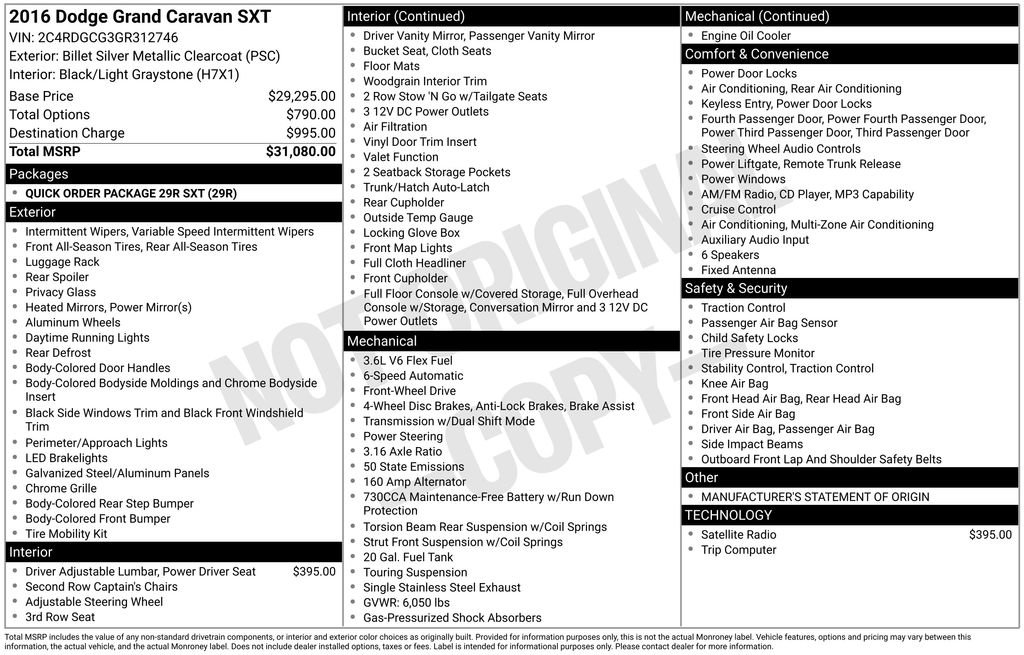 Used 2016 Dodge Grand Caravan SXT FWD image 31