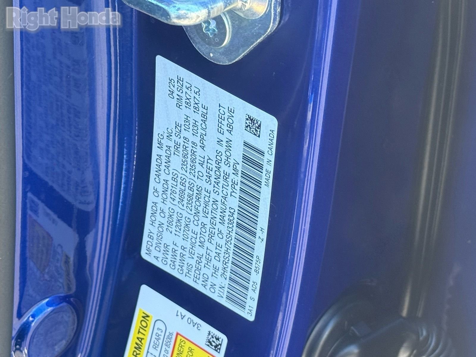 Certified 2025 Honda CR-V EX-L image 35