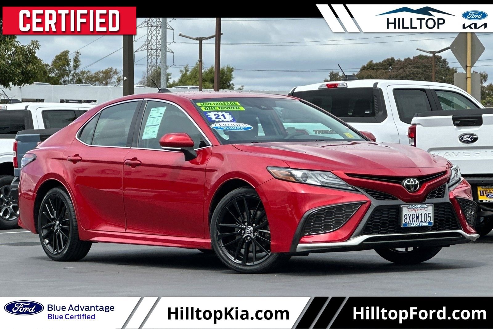 Used 2021 Toyota Camry XSE FWD image 1