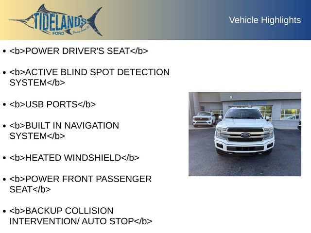 Used 2018 Ford F150 Platinum w/ Equipment Group 701A Luxury image 12