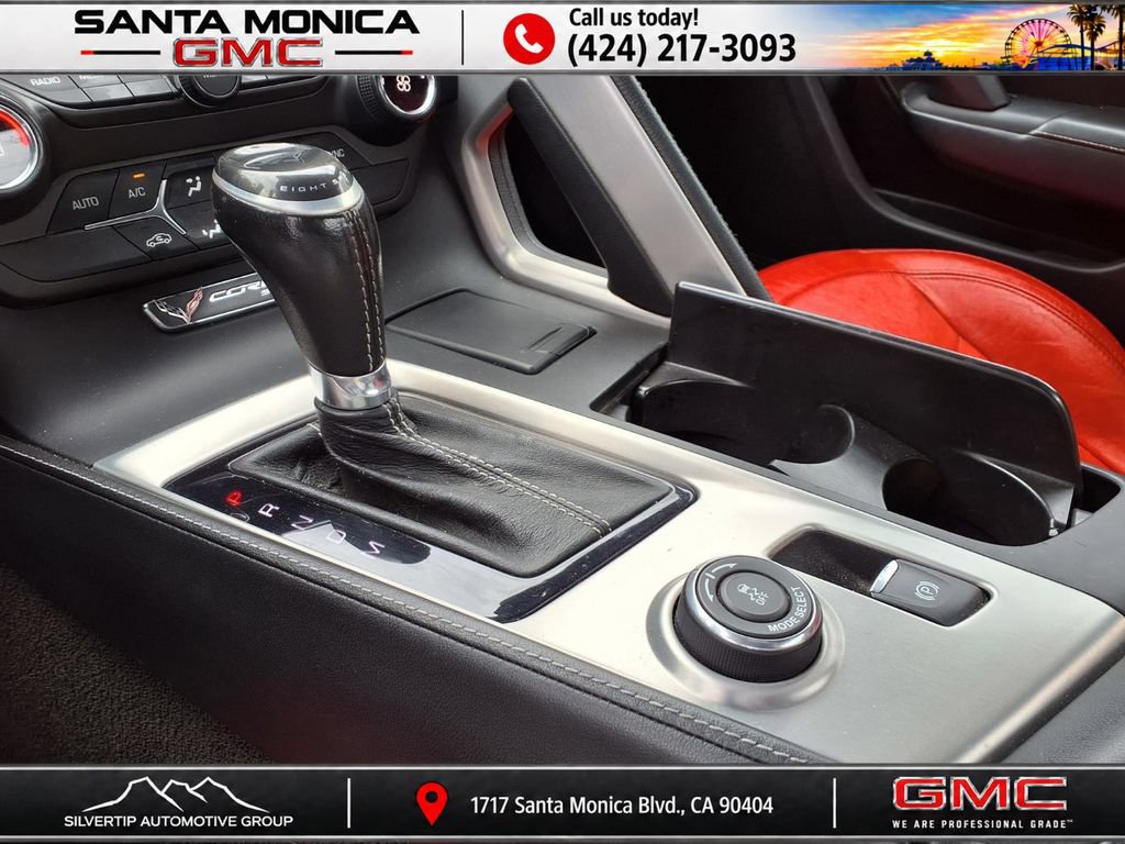 Certified 2016 Chevrolet Corvette Stingray Convertible w/ Carbon Flash Badge Package RWD image 9