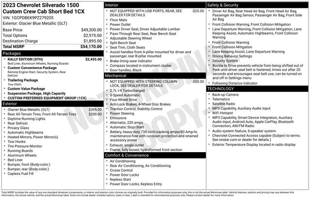 Used 2023 Chevrolet Silverado 1500 Custom w/ Rally Edition AWD/4WD image 32