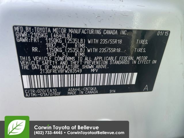 Used 2015 Toyota RAV4 Limited AWD/4WD image 24