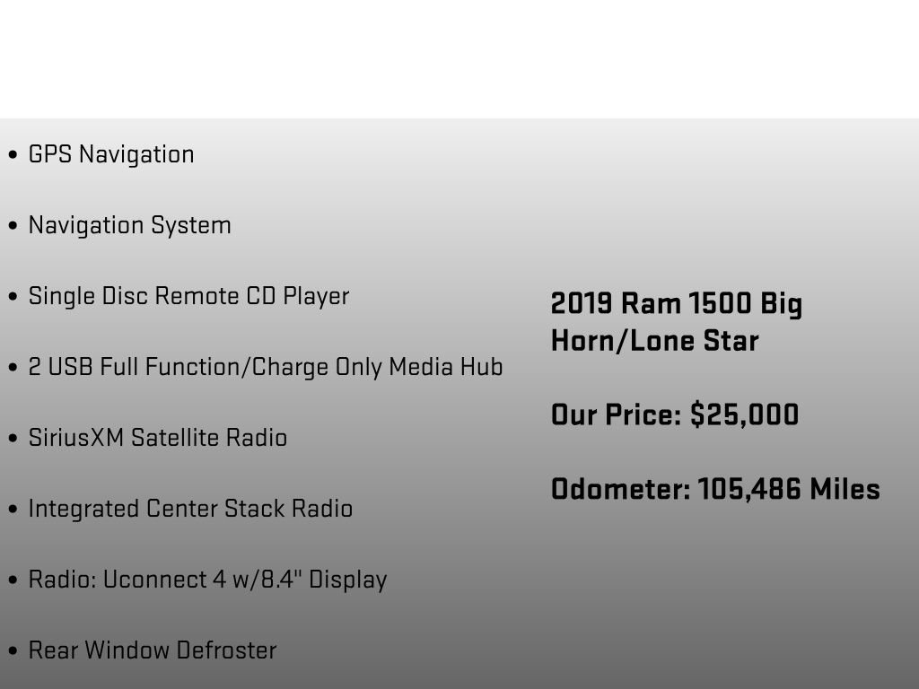 Used 2019 RAM 1500 Big Horn image 26