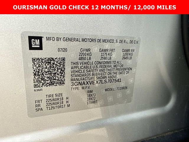 Used 2020 Chevrolet Equinox LT image 30