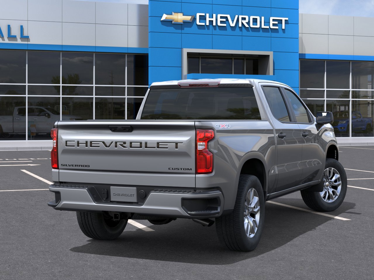 New 2026 Chevrolet Silverado 1500 Custom w/ LPO, Dark Essentials Package AWD/4WD image 4