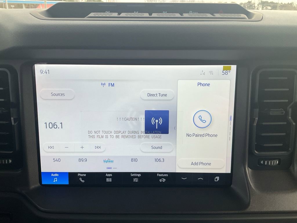 New 2025 Ford Bronco 4-Door w/ Sasquatch Package image 23