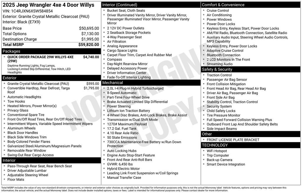 Used 2025 Jeep Wrangler Unlimited Sport S 4xe image 17