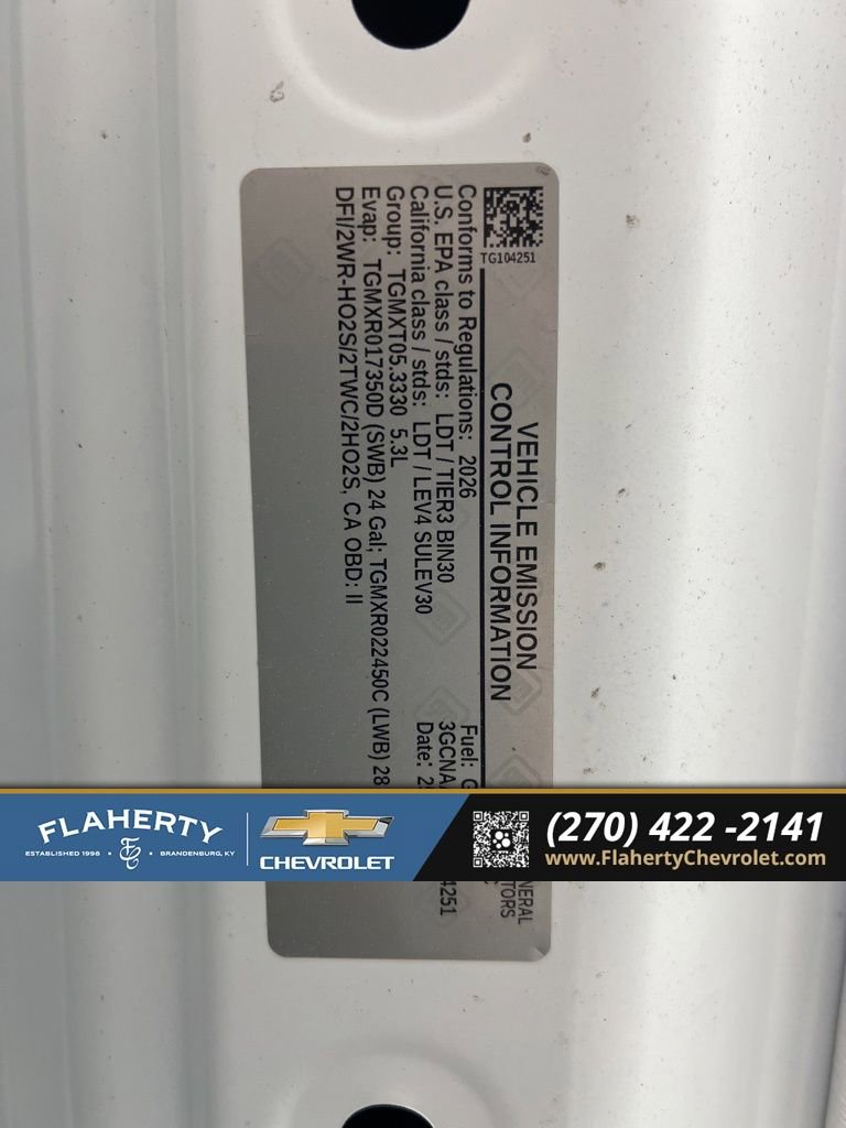 Used 2026 Chevrolet Silverado 1500 W/T w/ Trailering Package image 13