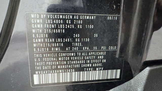 Used 2017 Volkswagen Tiguan S FWD image 35