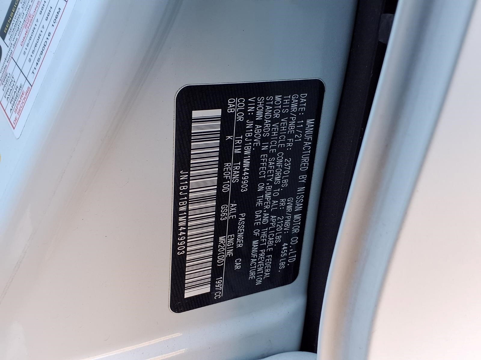 Certified 2021 Nissan Rogue Sport SV image 29