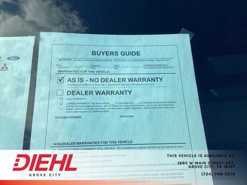 Used 2023 Ford Explorer ST w/ Equipment Group 401A AWD/4WD image 12