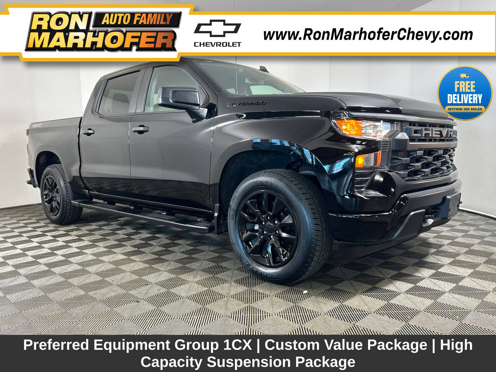 Used 2024 Chevrolet Silverado 1500 Custom w/ LPO, Dark Essentials Package