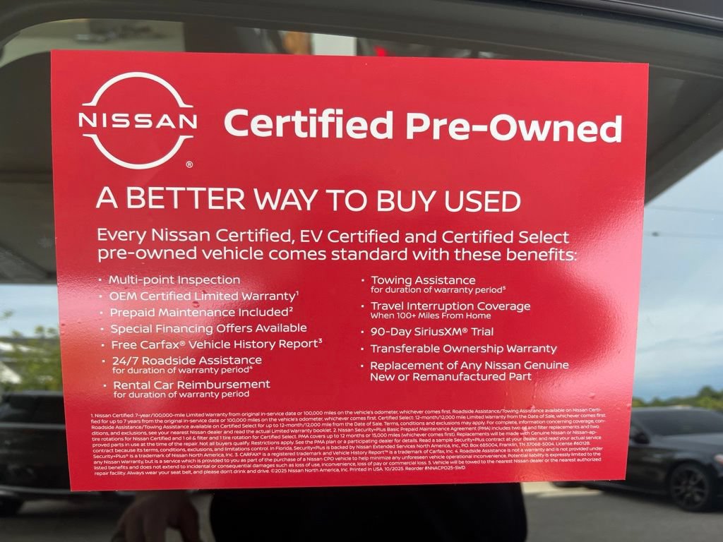 Used 2024 Nissan Sentra SV w/ Trunk Package FWD image 8