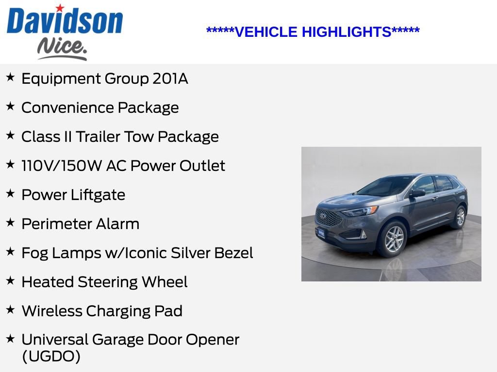 Certified 2024 Ford Edge SEL w/ Convenience Package AWD/4WD image 5