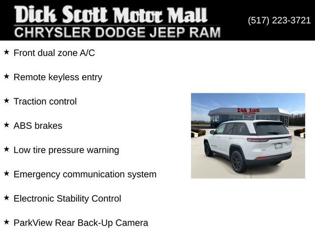 New 2026 Jeep Grand Cherokee Altitude AWD/4WD image 8