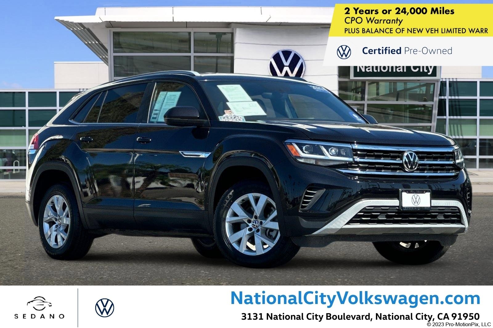 Used 2021 Volkswagen Atlas Cross Sport S w/ Luggage Net & Mats Package