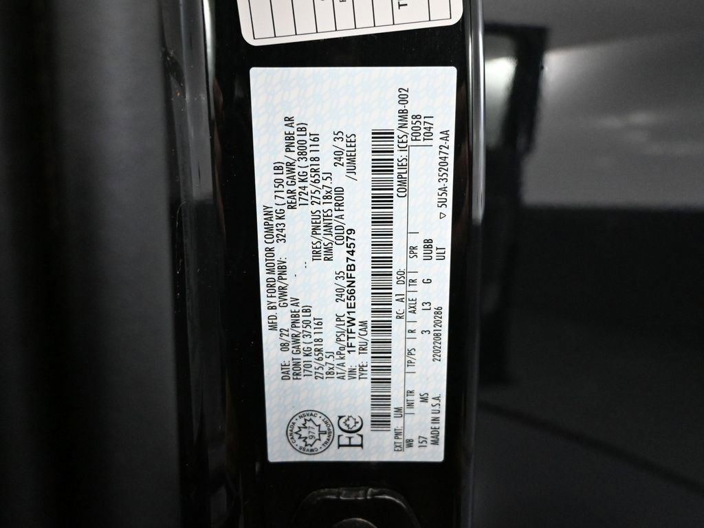 Used 2022 Ford F150 XLT w/ Equipment Group 302A High image 51