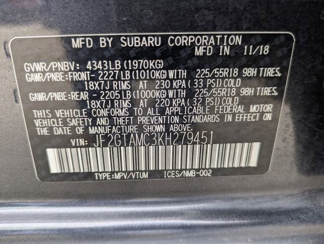 Used 2019 Subaru Crosstrek 2.0i Limited w/ Popular Package #2 image 37