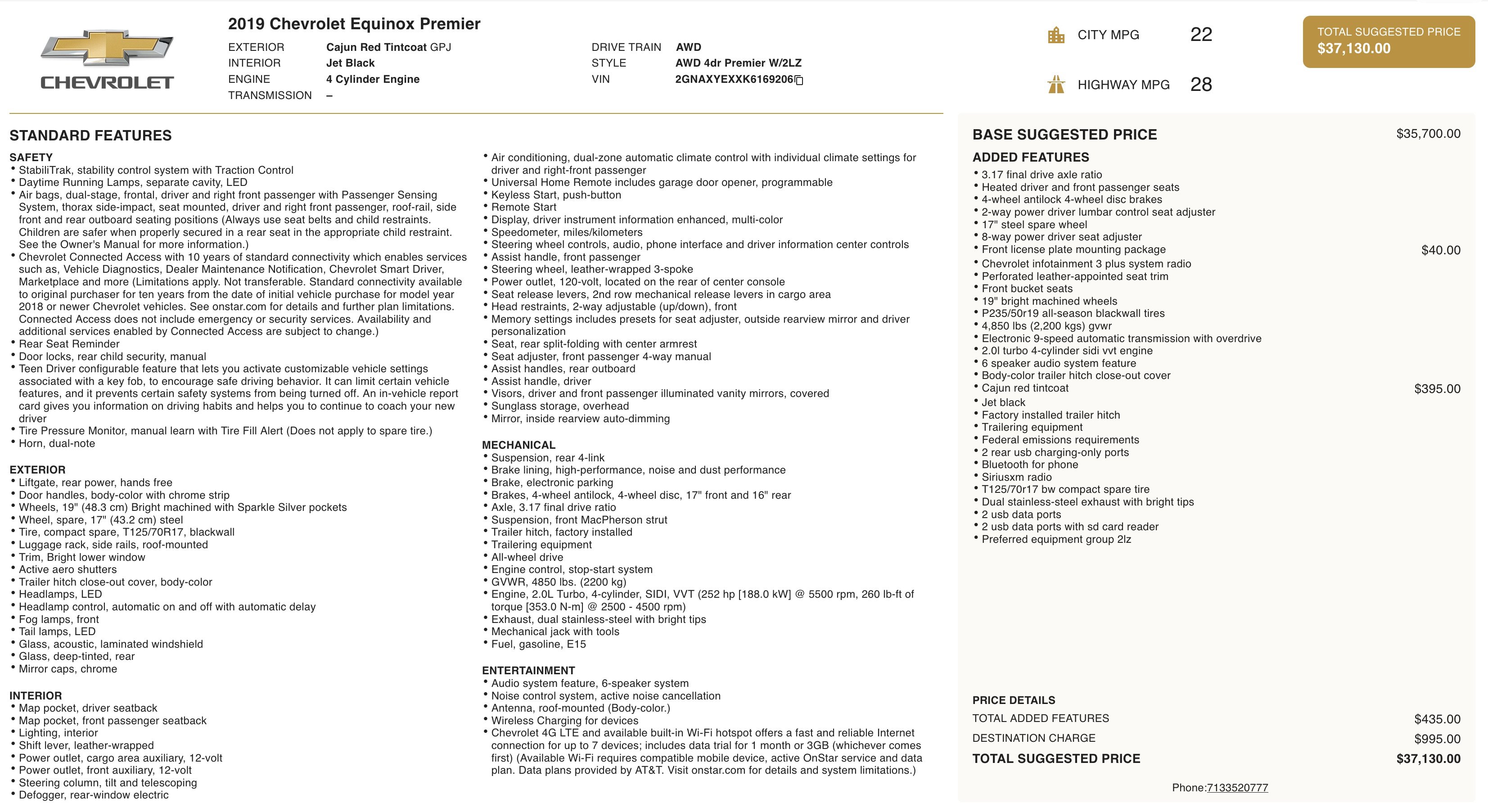 Used 2019 Chevrolet Equinox Premier image 3