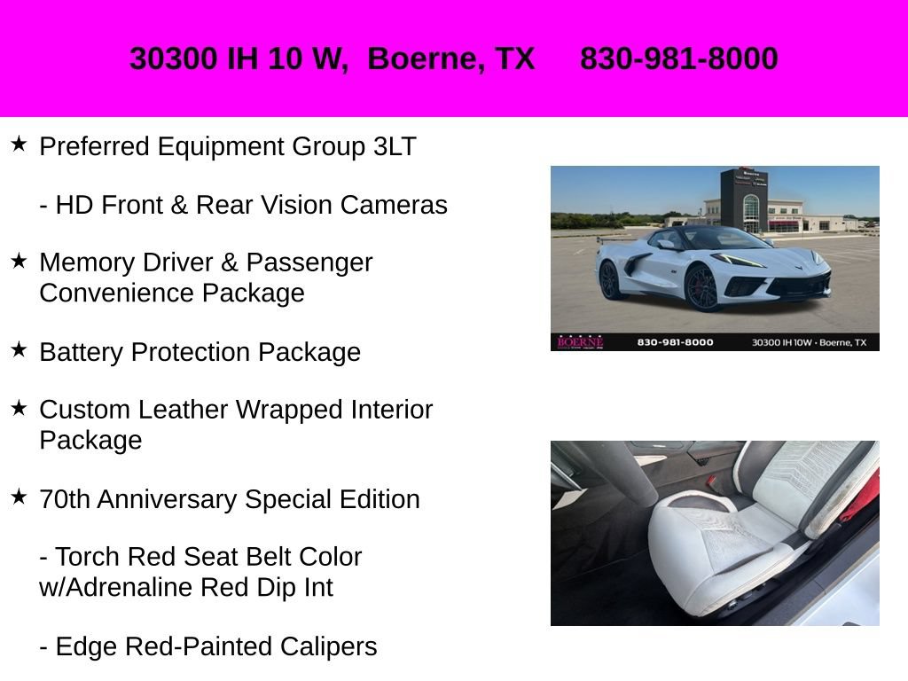 Used 2023 Chevrolet Corvette Stingray Premium Conv RWD image 37