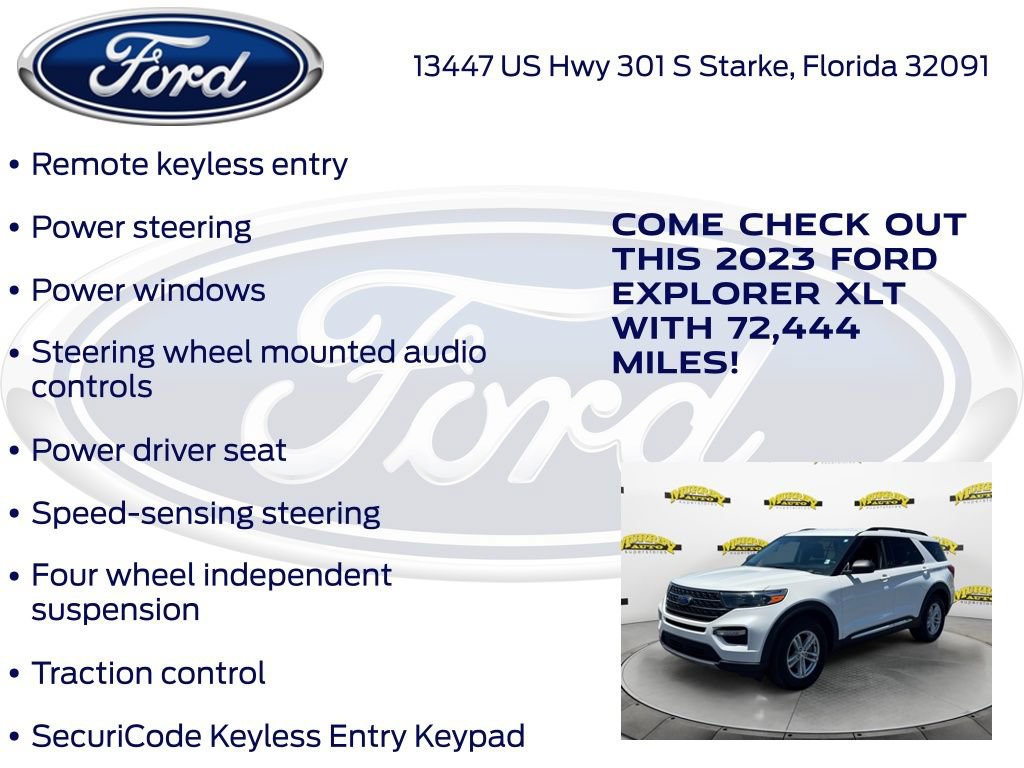 Certified 2023 Ford Explorer XLT w/ Equipment Group 202A RWD image 25