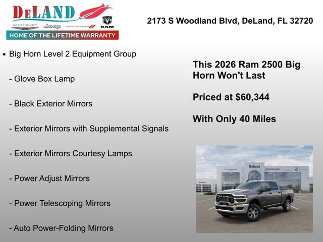 New 2026 RAM 2500 Big Horn AWD/4WD image 18