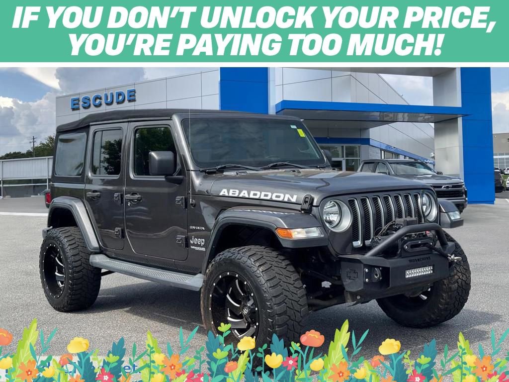 Used 2018 Jeep Wrangler Unlimited Sahara AWD/4WD image 1