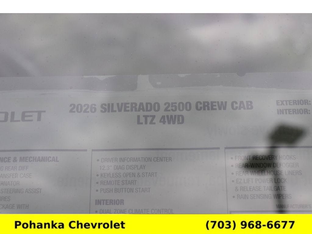 New 2026 Chevrolet Silverado 2500 LTZ AWD/4WD image 27