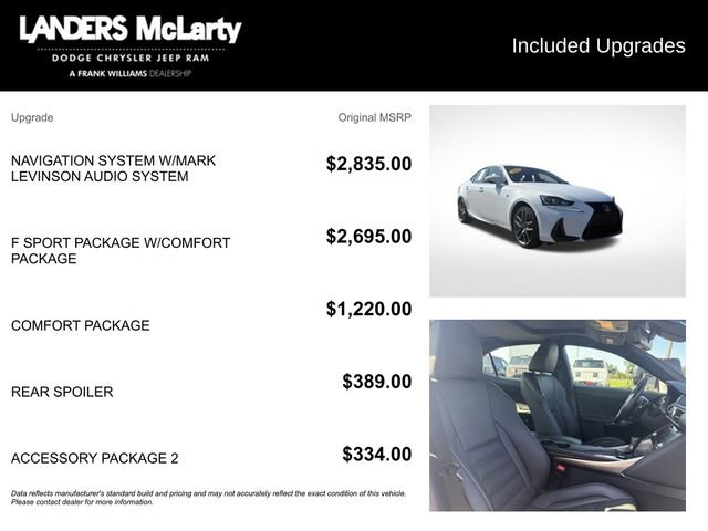 Used 2018 Lexus IS 350 F Sport RWD image 15