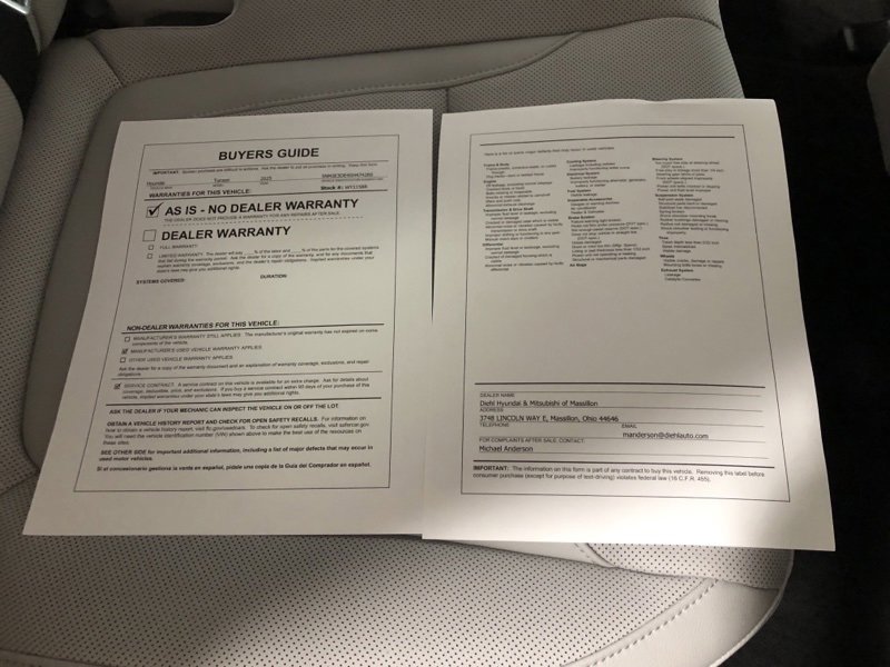 Used 2025 Hyundai Tucson Limited image 37