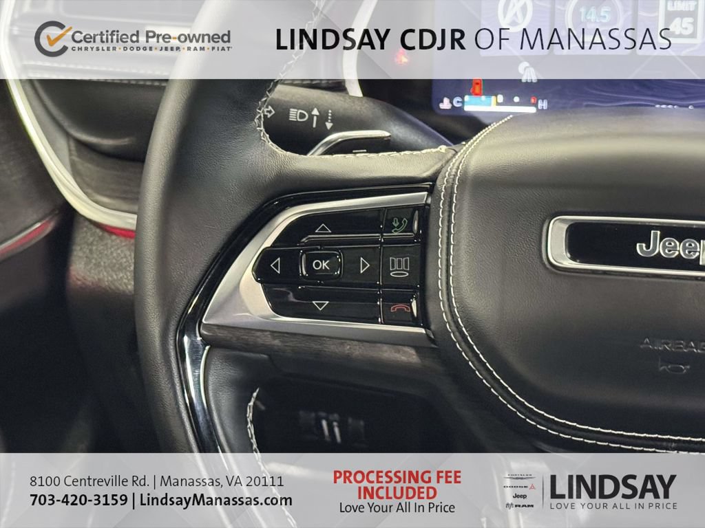Used 2025 Jeep Grand Cherokee L Overland w/ Advanced Protech Group III AWD/4WD image 32