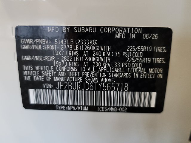 New 2026 Subaru Outback Touring XT AWD/4WD image 36