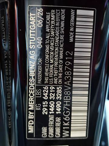 New 2027 Mercedes-Benz S 580 4MATIC Sedan image 17