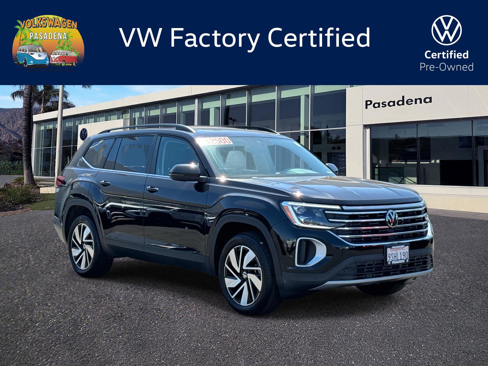 Certified 2025 Volkswagen Atlas SE w/ Panoramic Sunroof Package