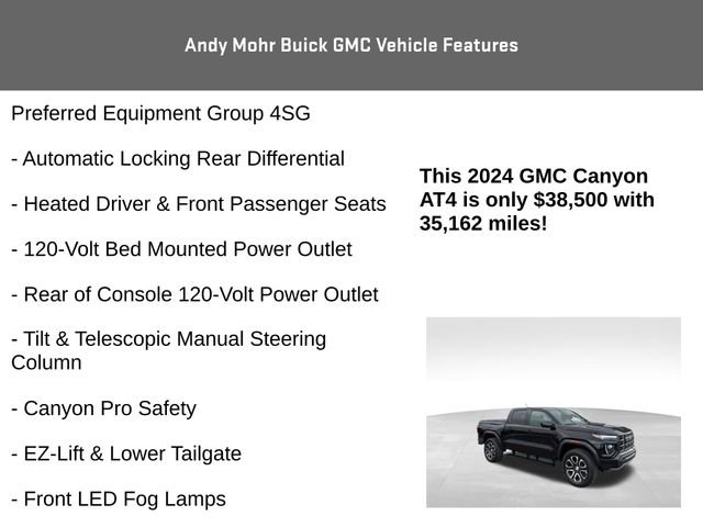 Used 2024 GMC Canyon AT4 w/ AT4 Premium Package AWD/4WD image 20