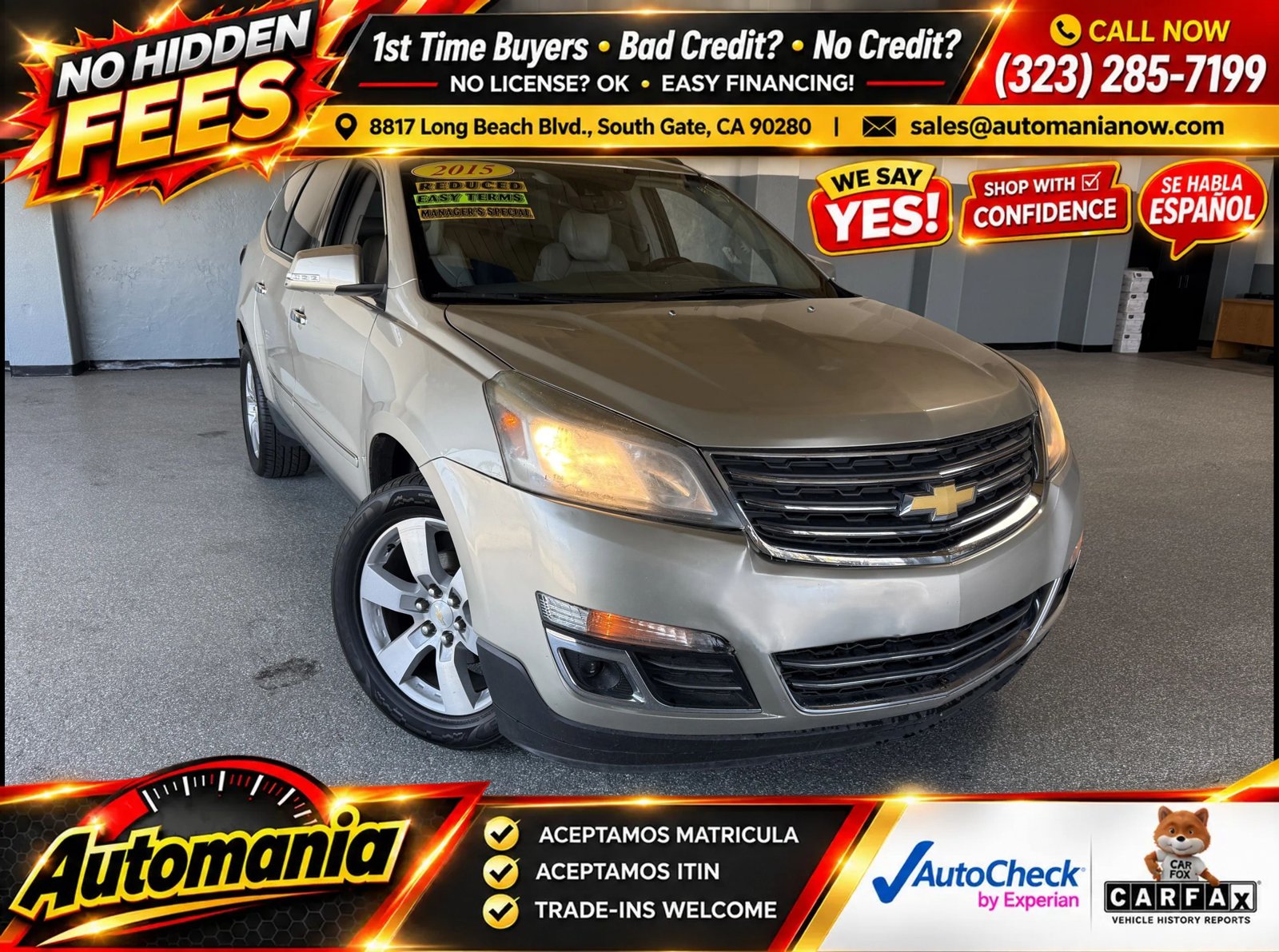 Used 2015 Chevrolet Traverse LTZ