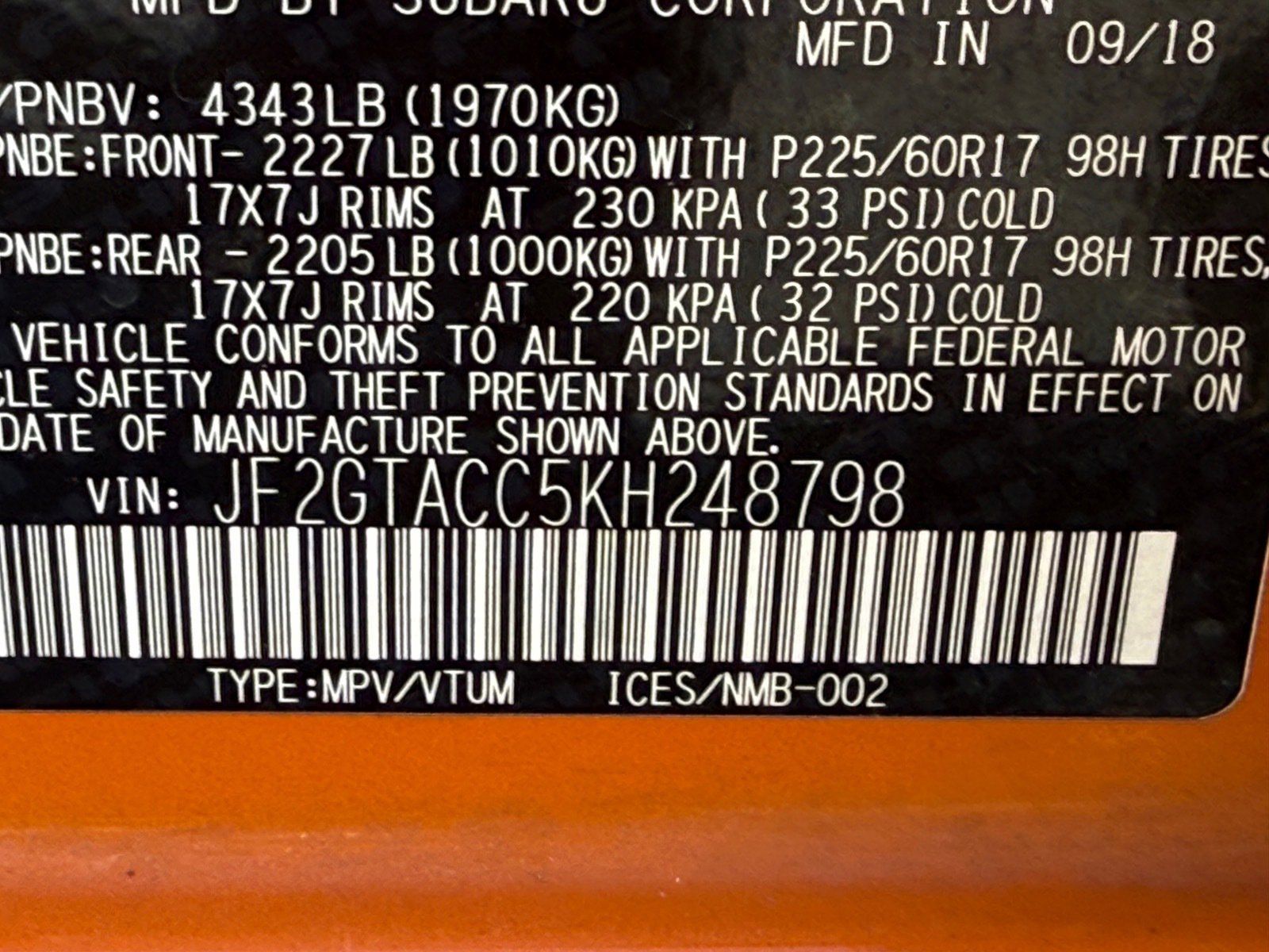 Used 2019 Subaru Crosstrek 2.0i Premium image 31