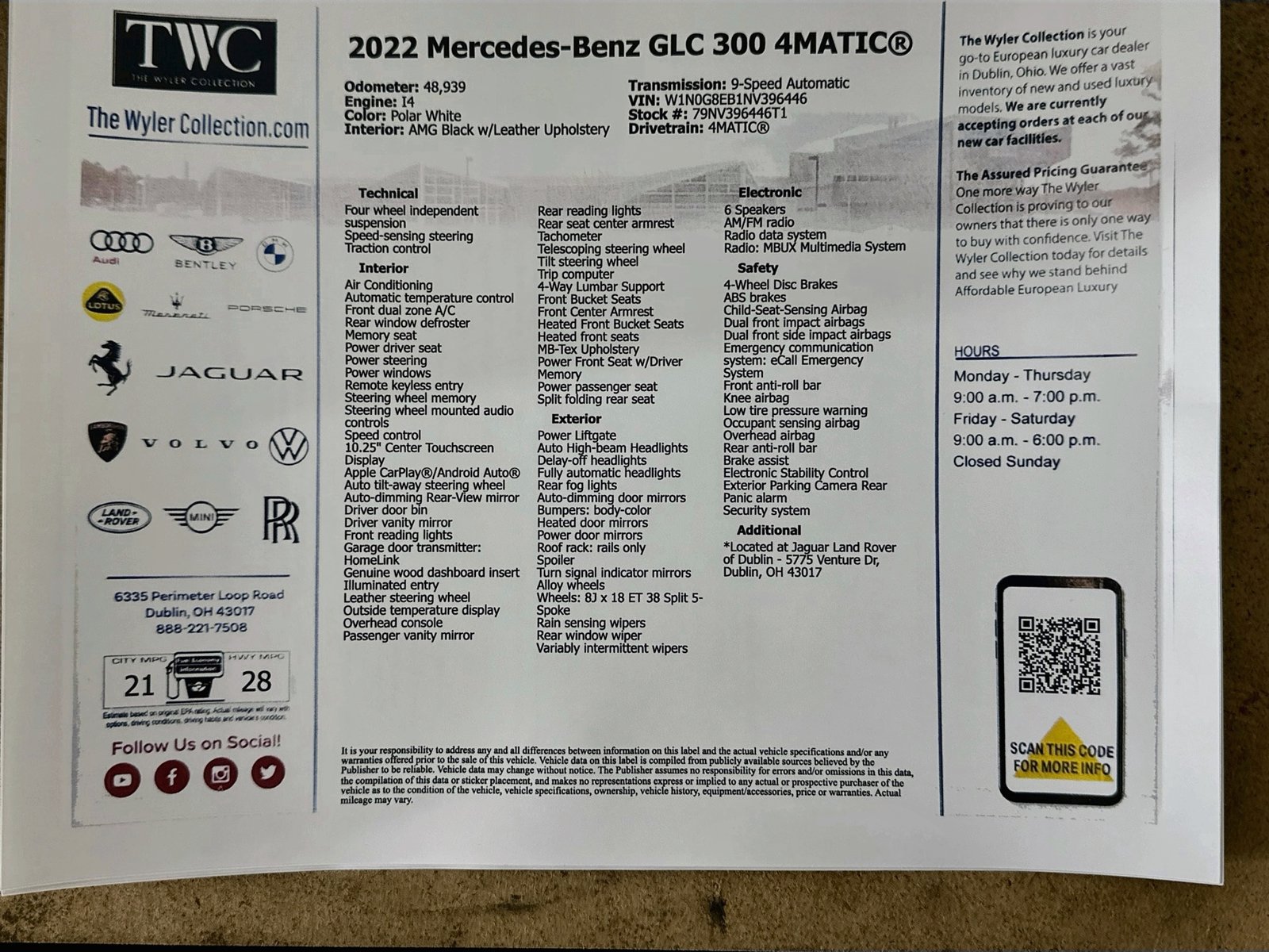 Used 2022 Mercedes-Benz GLC 300 4MATIC image 45