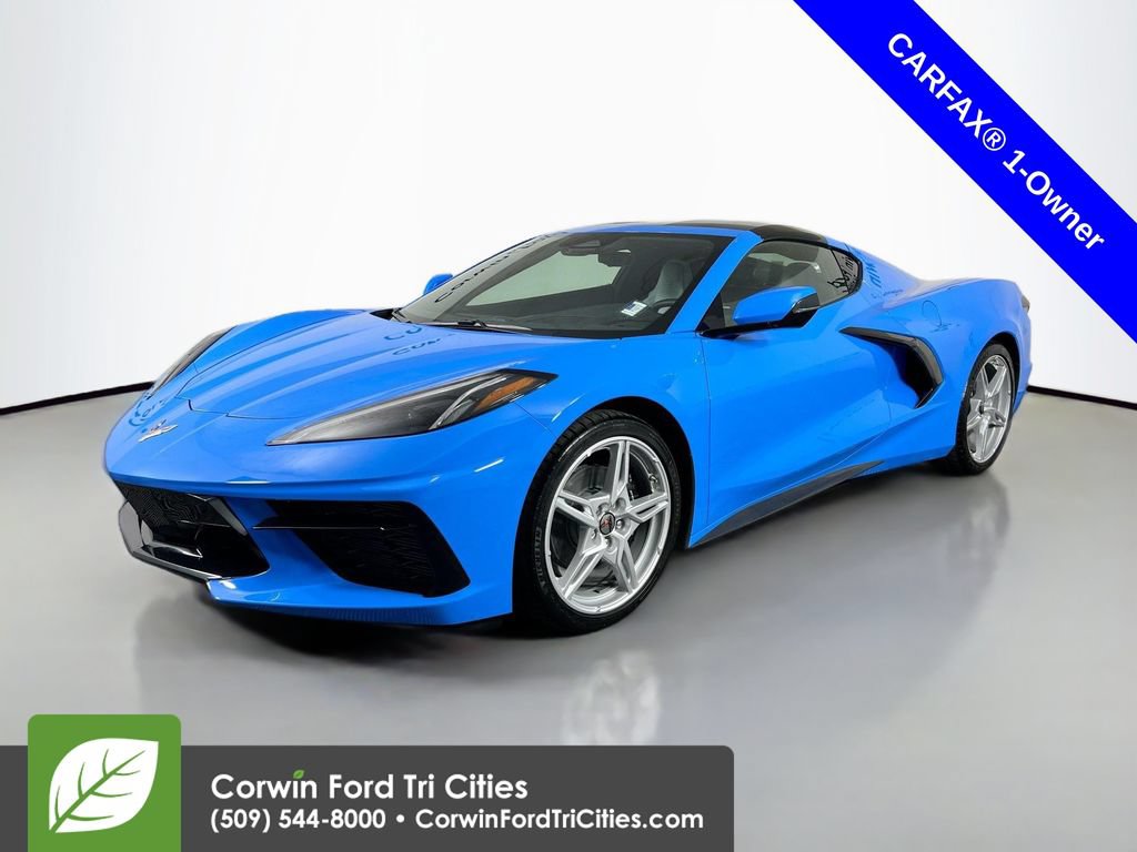 Used 2024 Chevrolet Corvette Stingray Coupe w/ Chrome Exterior Badge Package RWD image 6