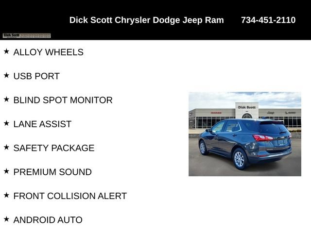 Used 2020 Chevrolet Equinox LT w/ Driver Convenience Package image 16