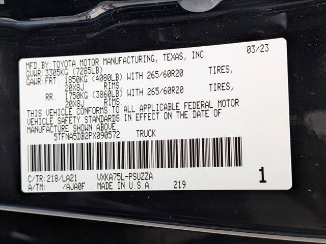 Used 2023 Toyota Tundra Platinum w/ Advanced Package AWD/4WD image 24