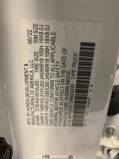 Used 2022 Honda Ridgeline RTL-E image 61