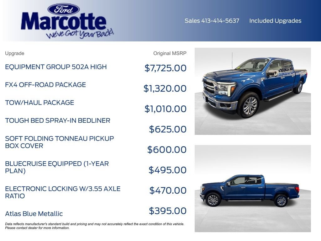Certified 2025 Ford F150 Lariat w/ Equipment Group 502A High AWD/4WD image 5