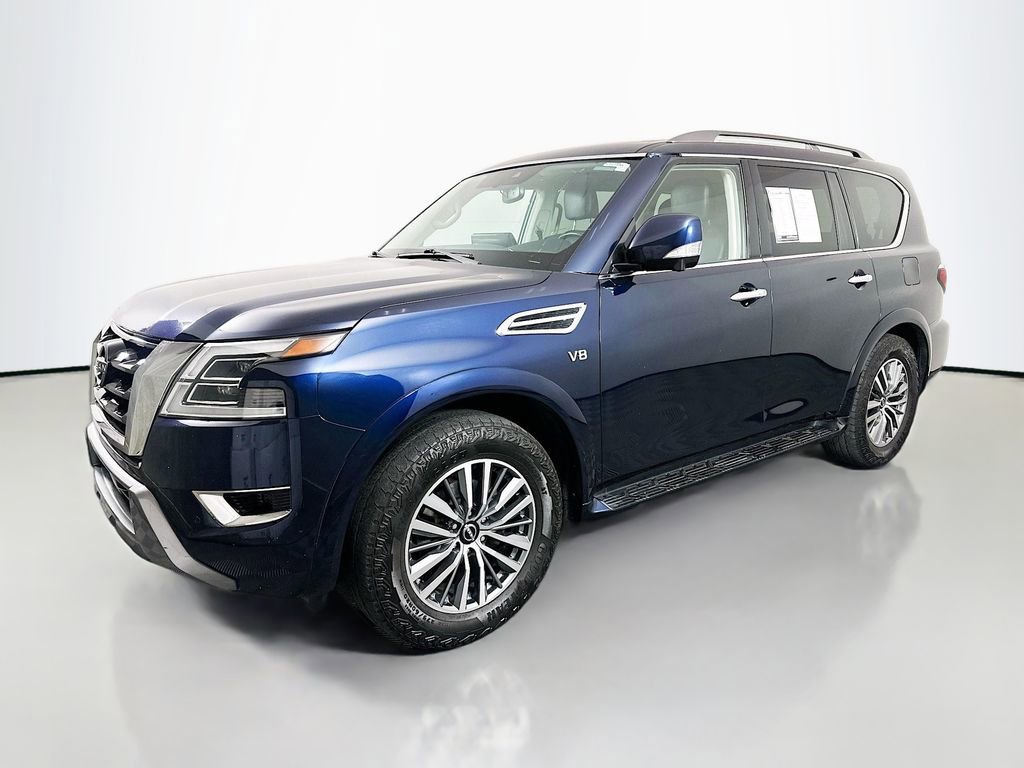 Used 2021 Nissan Armada SL w/ Captain's Chairs Package image 3